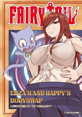 [TSFSingularity] Erza’s and Happy’s Bodyswap (Fairy Tail)