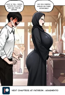 Affair with my hijab aunt 10003