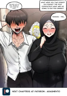 Affair with my hijab aunt 10015