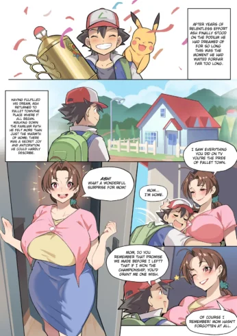 MoomooDairy – Ash & Delia (Pokemon)