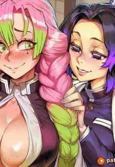 Semen Slayer (Mitsuri Kanroji x Kochou Shinobu) (4)