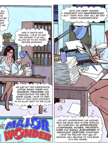The Private Life and Secrets of Major Wonder [Superheroine Comixxx] porn comics