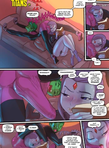 Teen Titans parody porn comic