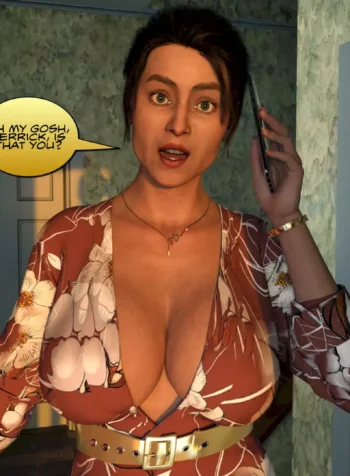 3D MILF mother incest porn comic.