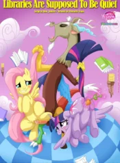 Libraries Are Supposed To Be Quiet (My Little Pony – Friendship Is Magic) [PalComix]