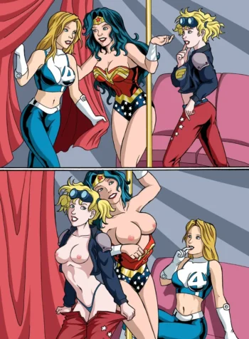Superhero Fun (Fantastic Four , Wonder Woman) [Palcomix]