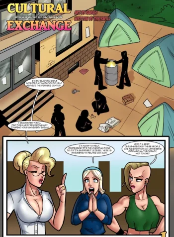 An interracial orgy porn comic by Rabies T Lagomorph for JohnPersons.com