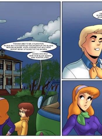 Spooky-Boo (Scooby-Doo) [JohnPersons.com] interracial parody porn comic