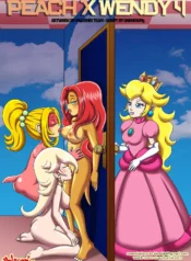 Peach X Wendy (Mario) [Palcomix]